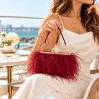 Sabrina Feather Bag