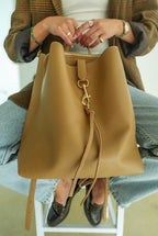 Nora Backpack in Beige
